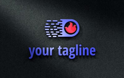 Gash Yaratıcı Hizmet İş Logo Tasarım Şablonu 2