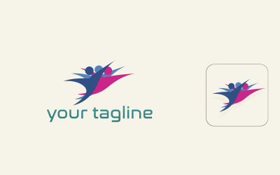 Creative Team Finance  Logo Design Template