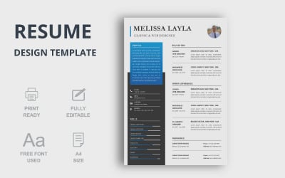 Melissa Layla Resume Design Template