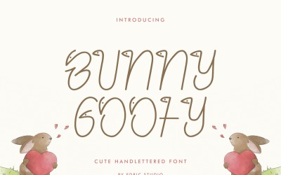 Игривый шрифт Bunny Goofy