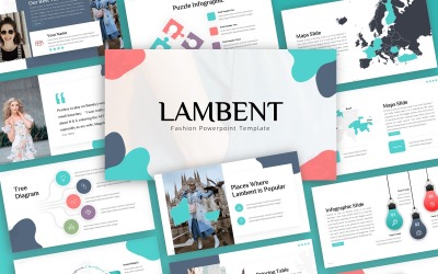 Lambent - Modèle PowerPoint polyvalent de mode