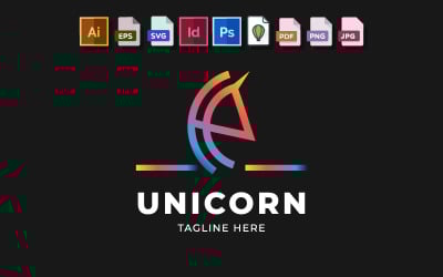 Unicorn Logo Is Perfect For Many Kinds Of Businesses And Personal Use