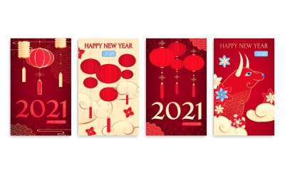Chinese New Year Composition 3 201230915 Vector Illustration Concept