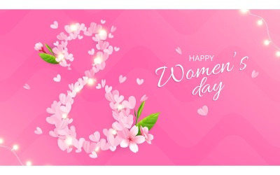 8 March Woman&#039;S Day Composition 2 201230946 Vector Illustration Concept