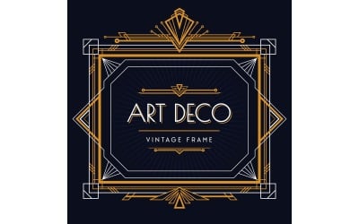 Art Deco Frame 201251805 Vector Illustration Concept