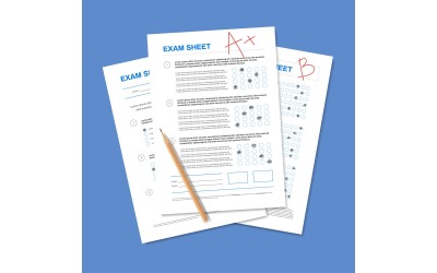 Gerçekçi Test Kağıdı Kalem 201151815 Vektör Çizim Kavramı