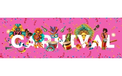 Brazilië Carnaval Frame 200600703 Vector Illustratie Concept