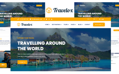 Travelox - Modèle HTML5 de voyage et de visite
