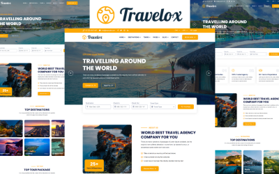 Travelox - Reisen &amp;amp; Tour HTML5-Vorlage