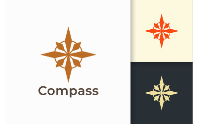 Compass Logo for Adventure and Travel