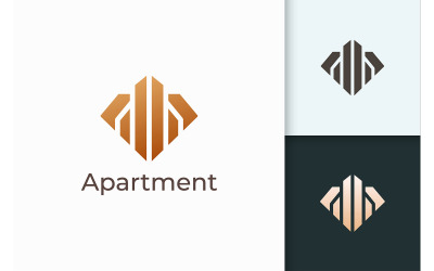 Home or Property Logo in Diamond