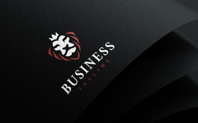 Lví král maskot Logo Vector