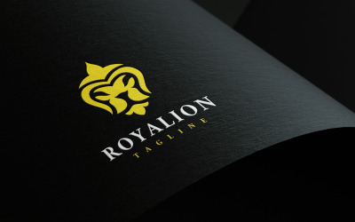 Royalion-Aslan Kral Logo Şablonu