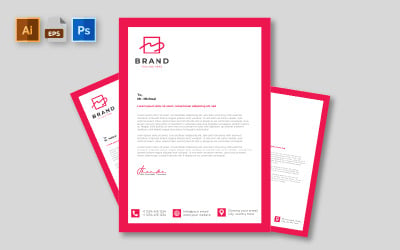 Letterhead Free Template - Corporate Identity Template