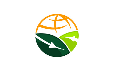 Globální logo farmy a zahrady