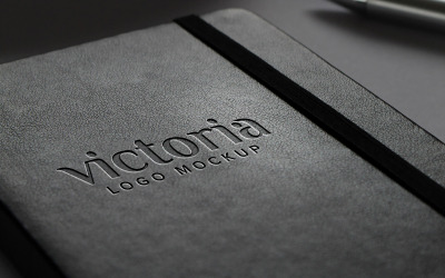 Luxus Buchcover Logo Mockup Psd