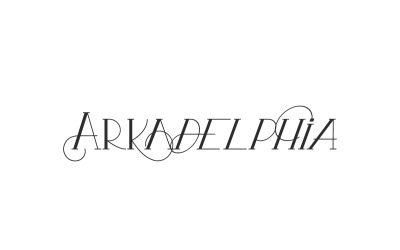 Arkadelphia Prachtig modern display-lettertype