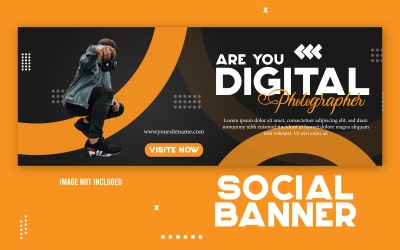 Fotografie advertenties Vector webbanner