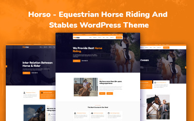 Horso - Jezdecká jízda na koni a stáje WordPress Téma