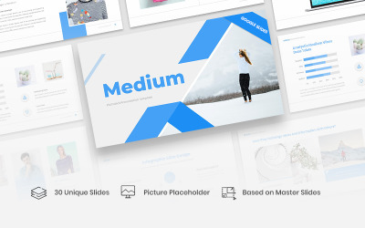 Medium - Pitchdeck Google Slides-sjabloon