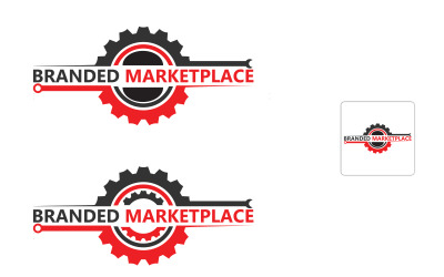 Designmall för logotyp för bilföretagsutrustning