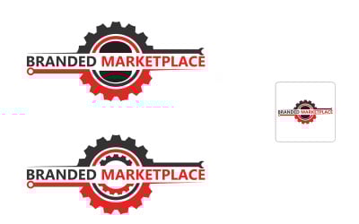 Ensemble de modèles de conception de logo d&amp;#39;entreprise automobile Gear