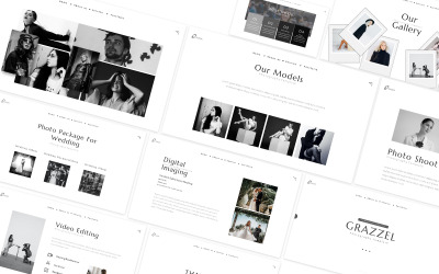 Modello di presentazione Google di fotografia Grazzel