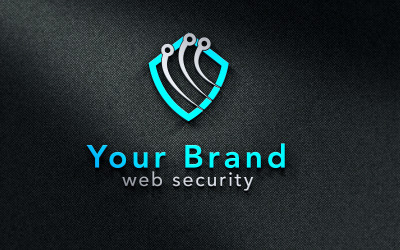 Web Security Creative Logo Mall