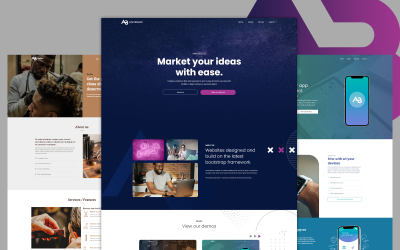 Annoboots - отличные адаптивные шаблоны веб-сайтов на основе Bootstrap 5