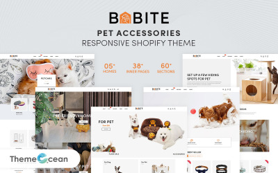 Babite - Адаптивная Shopify тема для аксессуаров для домашних животных