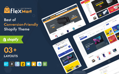 Багатоцільова тема Shopify Flexmart для магазину електроніки