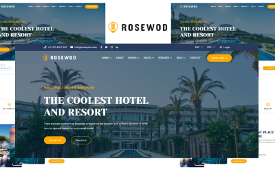 Rosewod - Hotel &amp;amp; Resort HTML5 Template