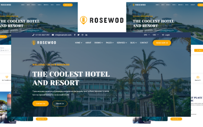 Rosewod - Modello HTML5 Hotel & Resort
