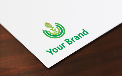 Zdrowe życie Kreatywne projektowanie logo