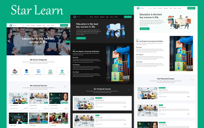 Star Learn - WordPress šablona pro školy, vysoké školy, univerzity, LMS a online kurzy