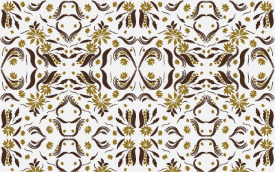 Estampado de flores folclóricas Estampado floral Arte étnico