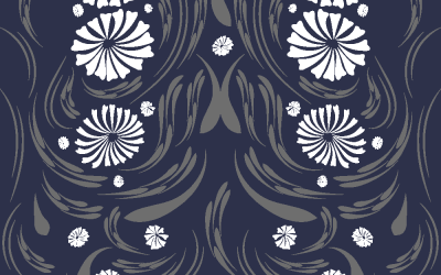 Folk Flowers Print Floral Pattern Ethnic A