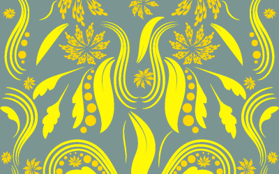 Folk Flowers Print Floral Pattern Ethnic Arts