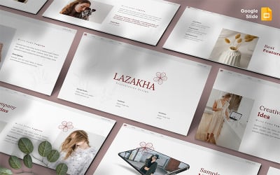Lazakha - Modèle de diapositives Google d&amp;#39;entreprise