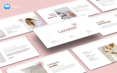 Lazakha - modelo de apresentação de negócios