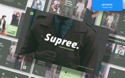 Supree - Šablona hlavní myšlenky pánské módy