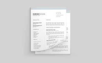 Wzór CV Subham Dhage