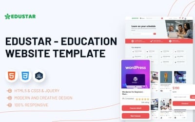Edustar - Шаблон образовательного сайта