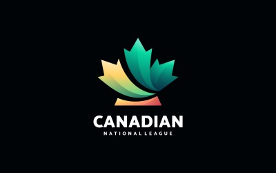 Kanadai színátmenet színes logó