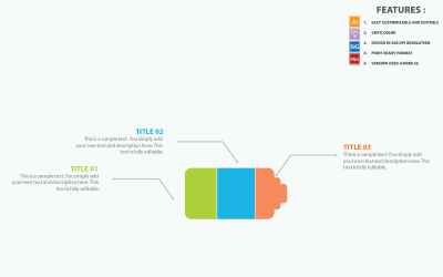 Batteri infografisk mall