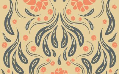 Folk Flowers Print Floral Pattern Etnické Ar