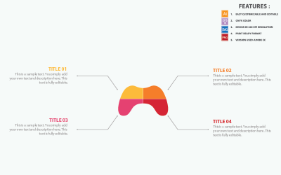 Modello di infografica console di gioco