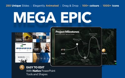 Modello PowerPoint Mega Epico