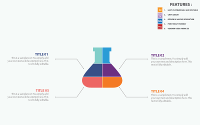 Sjabloon voor laboratoriuminfographics