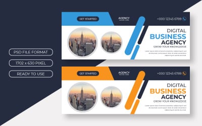 Business Web Facebook Cover Layout